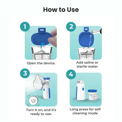 Alluna® Portable Mesh Nebulizer - For Instant Breathing Relief