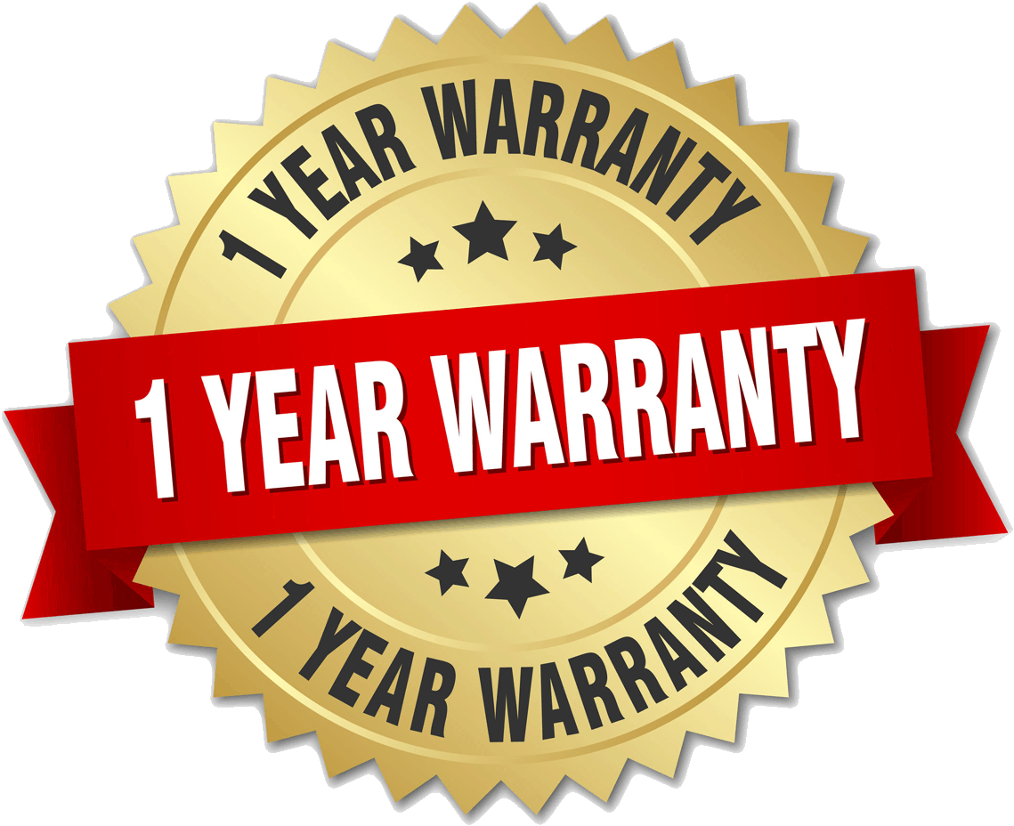 1 Year Warranty