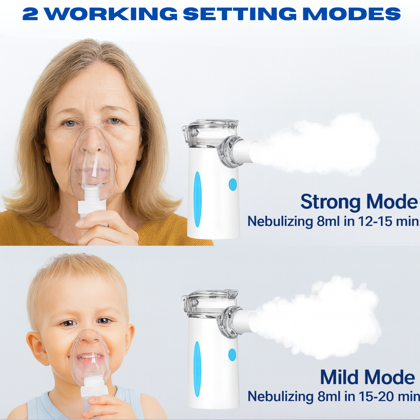 Alluna® Portable Mesh Nebulizer - For Instant Breathing Relief