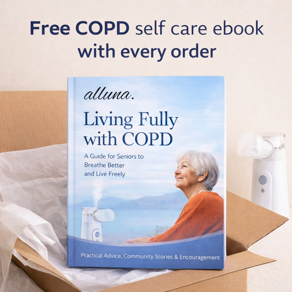 Alluna® Portable Mesh Nebulizer - For Instant Breathing Relief