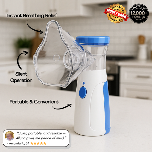 Alluna® Portable Mesh Nebulizer - For Instant Breathing Relief
