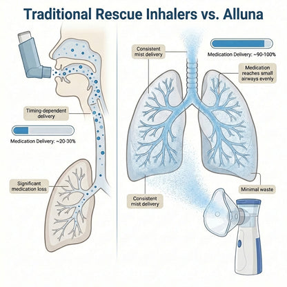 Alluna AeroCare™ - Portable Mesh Nebulizer